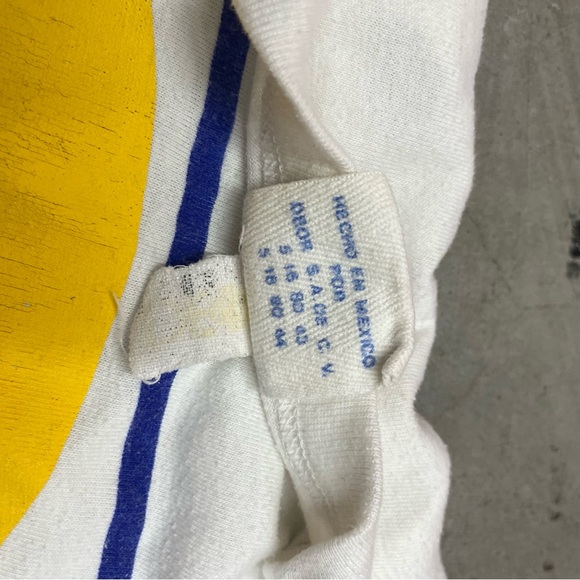 vintage 80s sailing Cancun Mexico tourist t shirt fits S - Picture 3 of 5